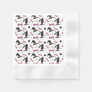 Servilleta De Papel Candy Spiders, Gorra de brujas de la fiesta de Hal