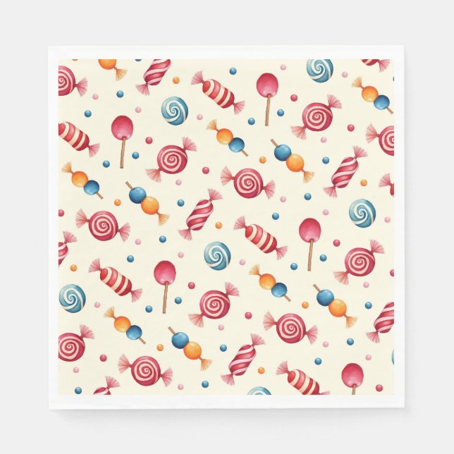 Servilleta De Papel Candy Wonderland (Anverso)