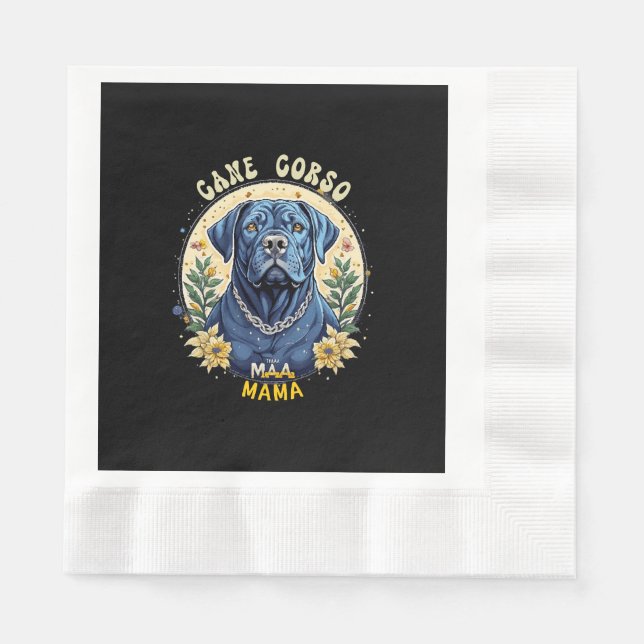 Servilleta De Papel Cane Corso Mamá (Anverso)