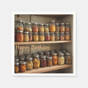 Servilleta De Papel Canning Birthday