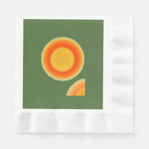 Servilleta De Papel Cantalope Cantaloupe Papel Napkins Frutos