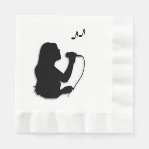 Servilleta De Papel Cantante femenina