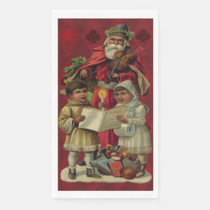 Servilleta De Papel Canto musical de los Navidades de Santa Elena