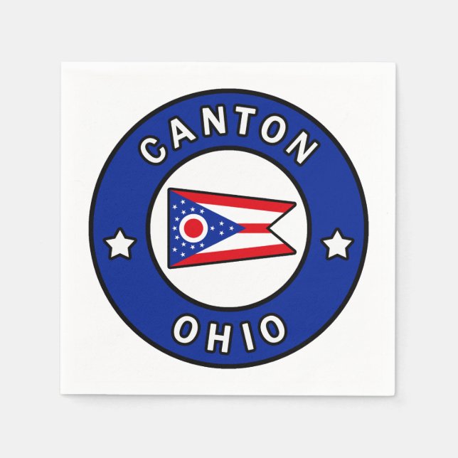 Servilleta De Papel Canton Ohio (Anverso)