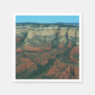 Servilleta De Papel Capas de rocas rojas en Sedona Arizona