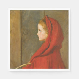 Servilleta De Papel Caperucita Roja (por John Everett Millais)