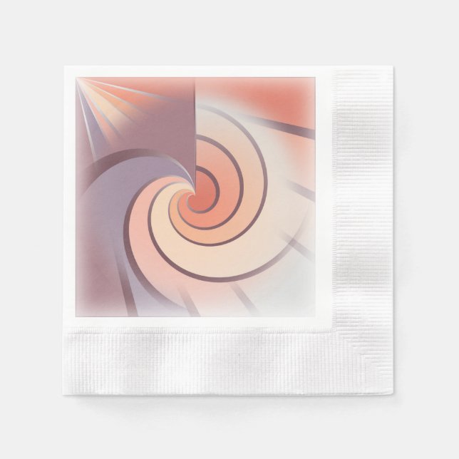 Servilleta De Papel Capilla de mar Peach fuzz (Anverso)
