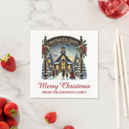 Servilleta De Papel Capilla de Nochebuena