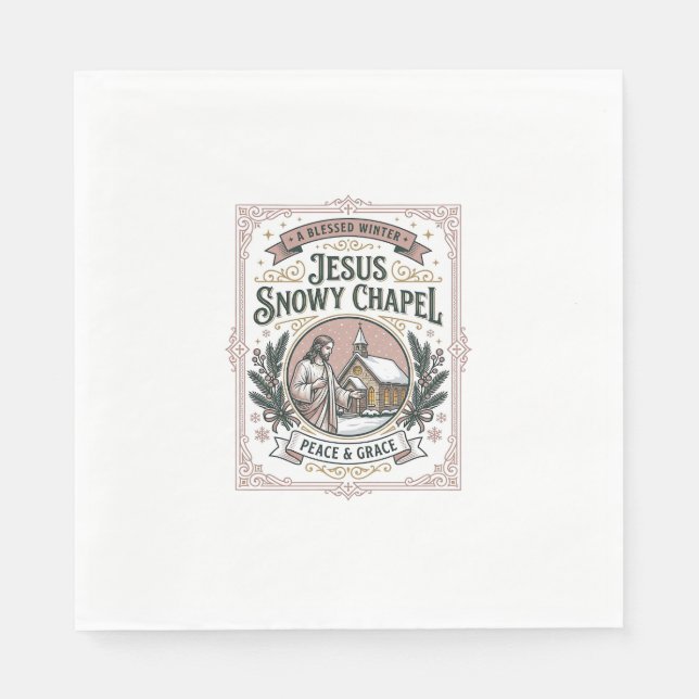 Servilleta De Papel Capilla nevada de Jesús Capilla nevada de Jesús Fe (Anverso)