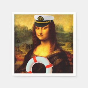 Servilleta De Papel Capitán del mar Mona Lisa