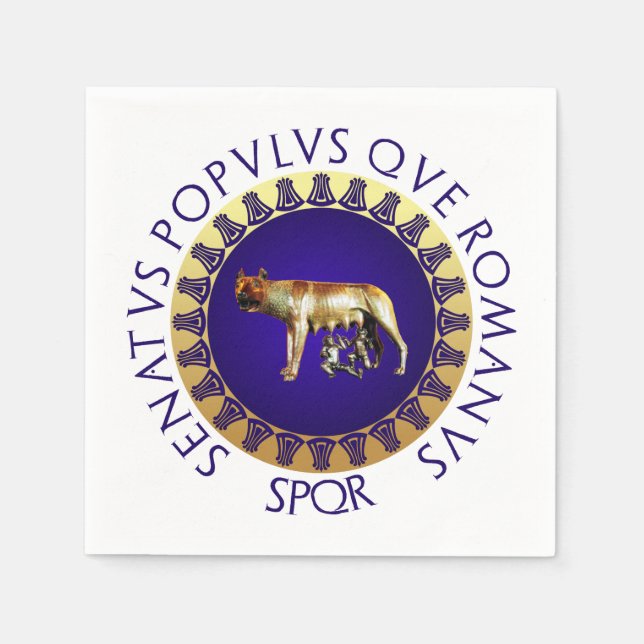 Servilleta De Papel Capitoline Wolf (Anverso)