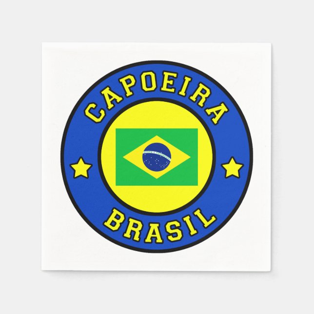 Servilleta De Papel Capoeira Brasil (Anverso)
