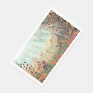 Servilleta De Papel Capreolus Roe Deer Capreolus en la luz solar fores