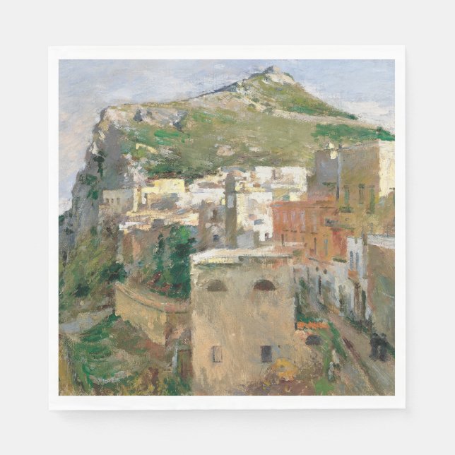 Servilleta De Papel Capri (por Theodore Robinson) (Anverso)