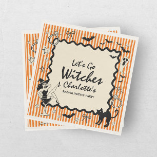 Servilleta De Papel Caprichosas Vámonos Brujas Halloween Despedida de 