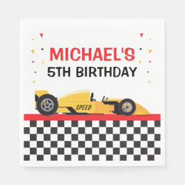 Servilleta De Papel Car Racing Party
