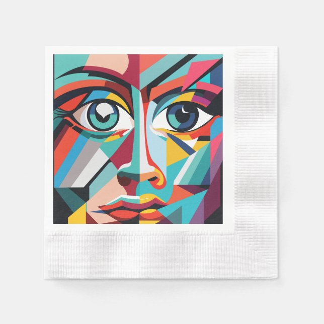 Servilleta De Papel Cara de hombre (Anverso)