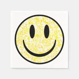 Servilleta De Papel Cara de sonrisa salpicada