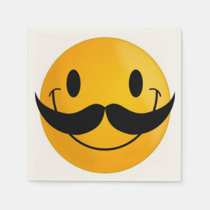 SERVILLETA DE PAPEL CARA MUSTACHE