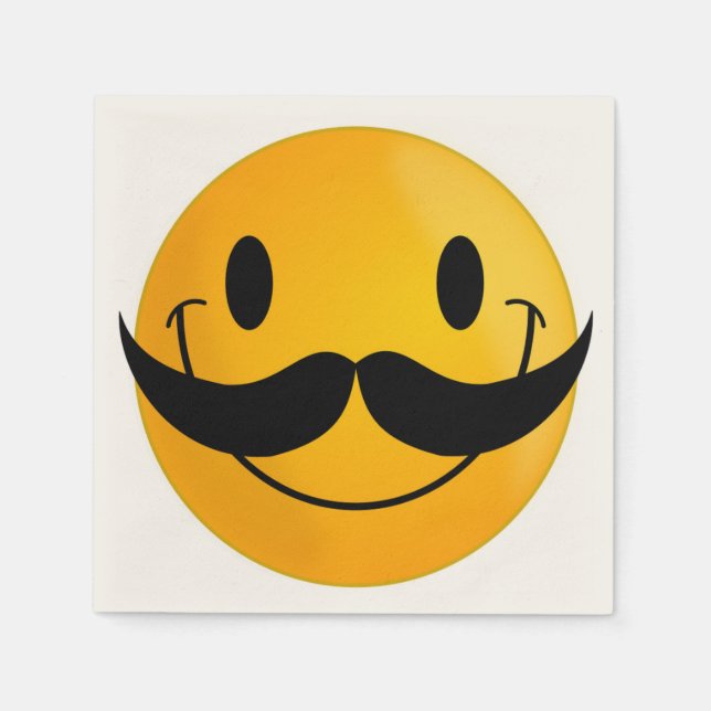 SERVILLETA DE PAPEL CARA MUSTACHE (Anverso)