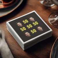 Cara Personalizada Cumpleaños 50 Divertida Foto