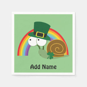 Servilleta De Papel Caracol Cute Leprechaun