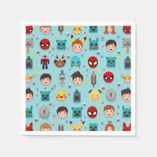 Servilleta De Papel Carácter de juego, fiesta de niños, Nevkin