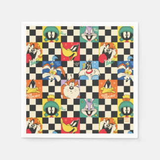 Servilleta De Papel Caracteres LOONEY TUNES™ en negro y blanco
