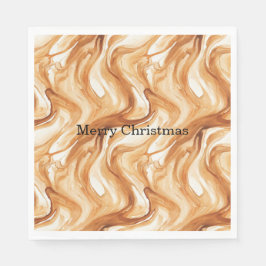 Servilleta De Papel Caramel Carmel Candy Swirls Christmas