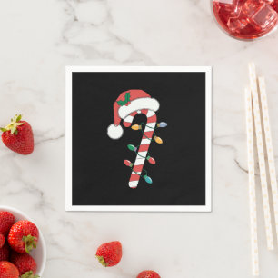 Servilleta De Papel Caramelo de Navidad Caña Santa Navidad Niños 