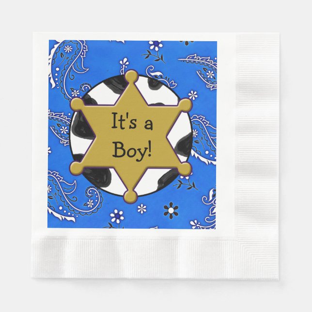 Servilleta De Papel Caramelos Baby Shower Napkins (Anverso)