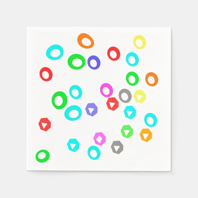 Servilleta De Papel Caramelos de Gummy (Anverso)