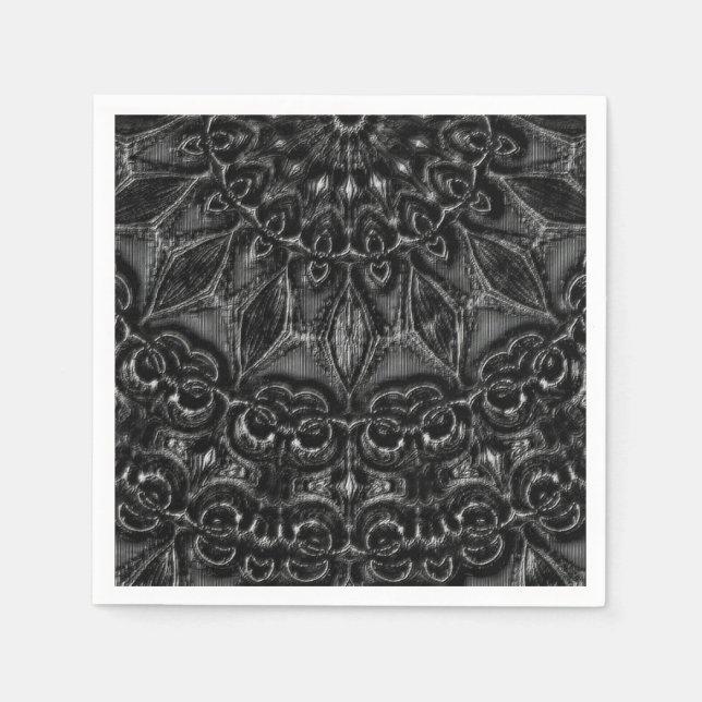 Servilleta De Papel Carbón Mandala (Anverso)