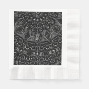 Servilleta De Papel Carbón Mandala Napkins