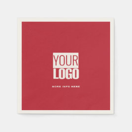 Servilleta De Papel cardinal red with your logo