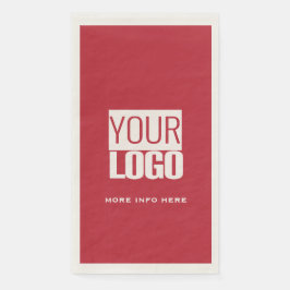 Servilleta De Papel cardinal red with your logo
