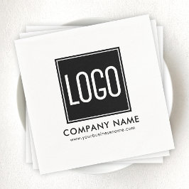 Servilleta De Papel Cargar el logotipo y los detalles de la empresa