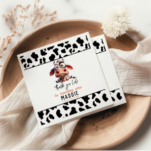 Servilleta De Papel Caricaturas de vacas sagradas Soy una vacante prim