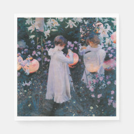 Servilleta De Papel Carnación, Lily, Lily, Rosa (John Singer Sargent)