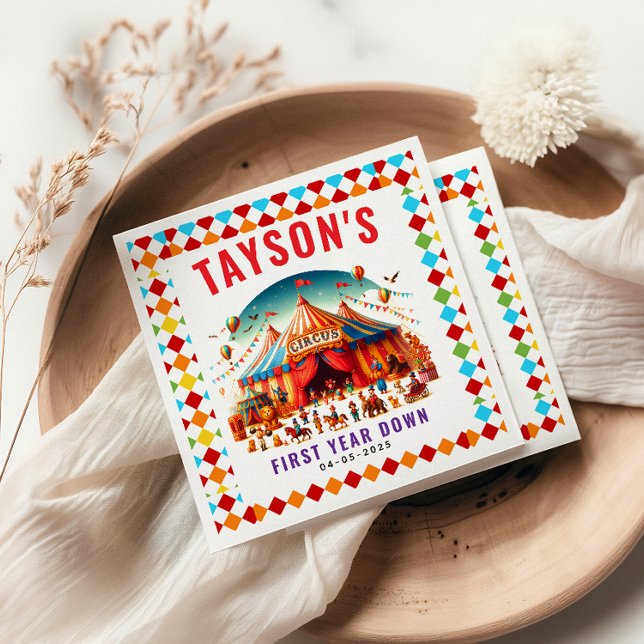 Servilleta De Papel Carnaval de circo moderno (Subido por el creador)