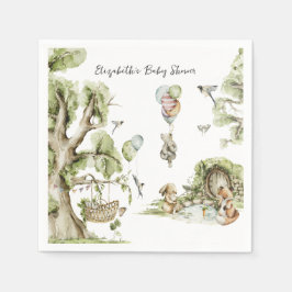 Servilleta De Papel Carnaval de circo | Woodland Forest Baby Shower