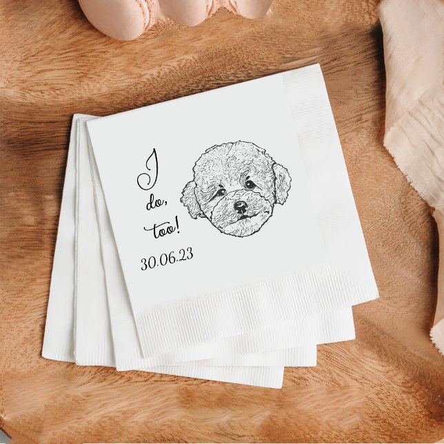 Servilleta De Papel Carne De Cocktail Personalizado De Perro (Subido por el creador)