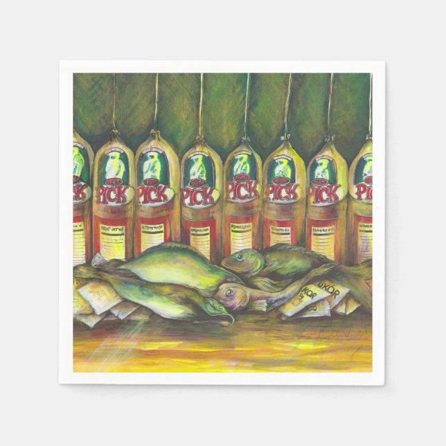 Servilleta De Papel Carne de dulce (Anverso)