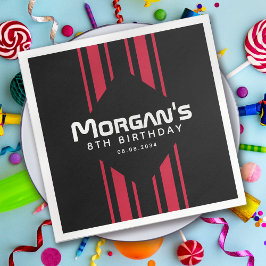 Servilleta De Papel Carrera sobre autos de Carreras Fiesta de cumpleañ