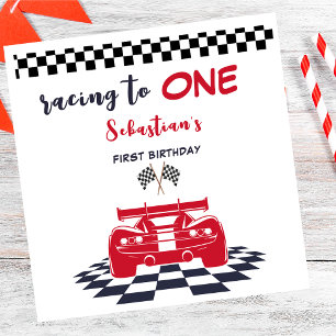 Servilleta De Papel Carreras a un primer cumpleaños de niños