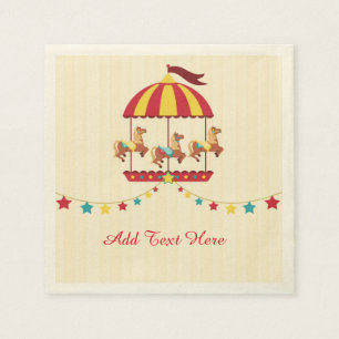 Servilleta De Papel Carrusel con Star Bunting