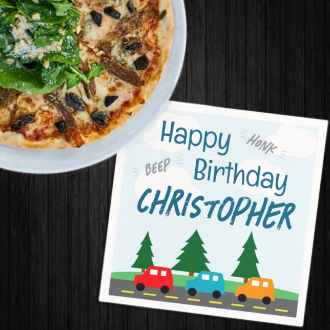Servilleta De Papel Cars Kids Boy Birthday (Subido por el creador)