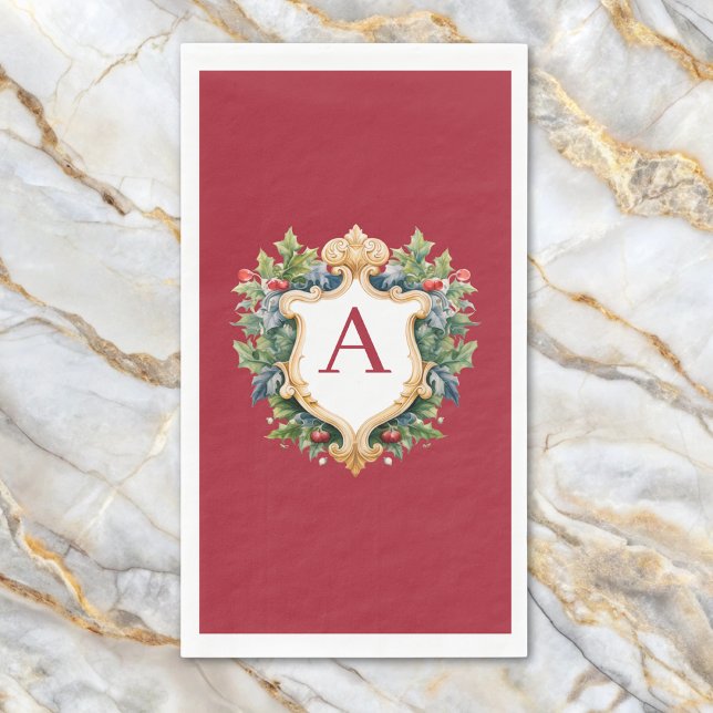 Servilleta De Papel Carta monográfica de Navidades elegantes (Subido por el creador)