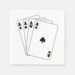 Servilleta De Papel Cartas de Ases