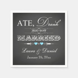 Servilleta De Papel Cartucho vintage, servilletas Boda del corazón 2